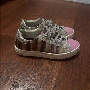 P448 Sneakers in Pink and Gold